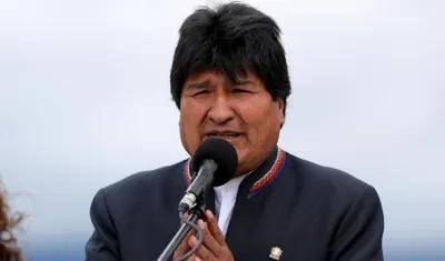 El presidente de Bolivia, Evo Morales. 