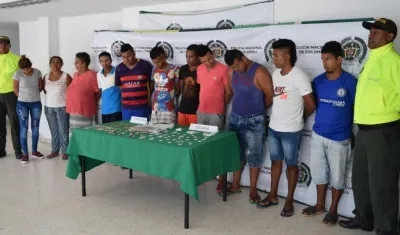 Estos son los 11 capturados por microtráfico en Baranoa y Usiacurí