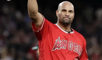 Albert Pujols, pelotero de Grandes Ligas. 