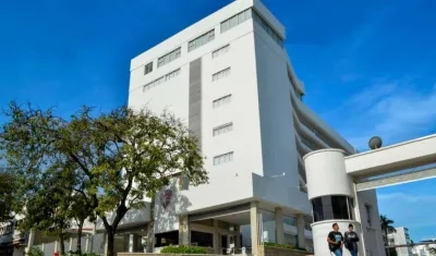 Fachada de la Universidad de la Costa. 