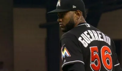 Tayron Guerrero, lanzador colombiano de Grandes Ligas. 