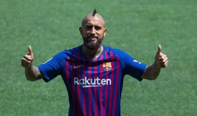 Arturo Vidal, jugador del Barcelona.