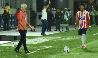 Julio Comesaña, DT del Junior.