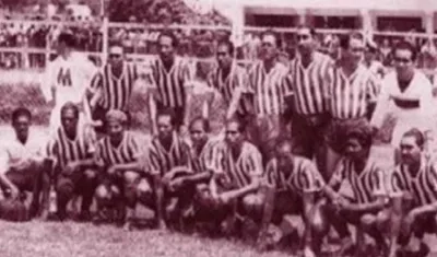 Equipo del Junior en 1948. 