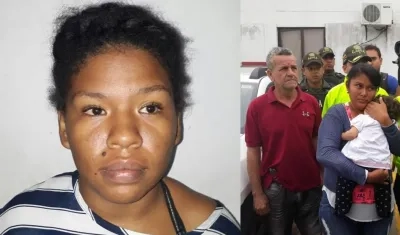 Imágenes del rescate de la bebita.