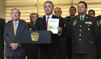 Iván Duque, presidente de Colombia.