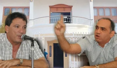 Juan Carlos Palacio (izquierda) y Carlos Pinedo (derecha) son los concejales a quienes les habrían pedido sobornos.