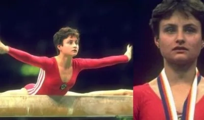 Yelena Shushunova, gimnasta fallecida.