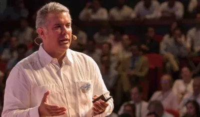 Iván Duque, presidente de Colombia.