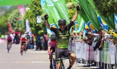 José Serpa, ciclista del GW Shimano. 