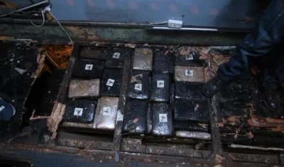 La marihuana encontrada en el autobús accidentado