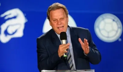 Presidente de la Federación Colombiana de Fútbol, Ramón Jesurún