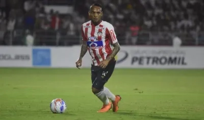 Jarlan Barrera, jugador de Junior. 