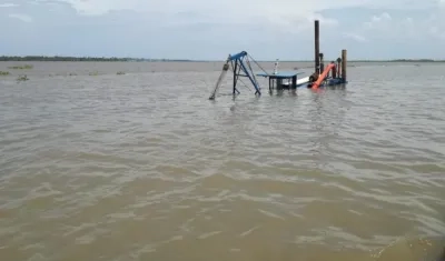 Estado en que se encuentra la draga.