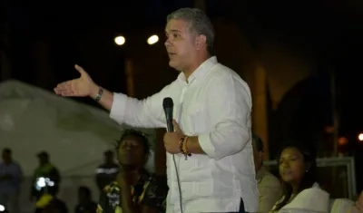 El Presidente de la República, Iván Duque. 
