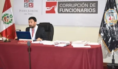 El juez peruano Manuel Chuyo.