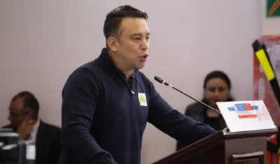 Yefer Vega, concejal del Partido Cambio Radical.