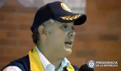 El presidente Iván Duque