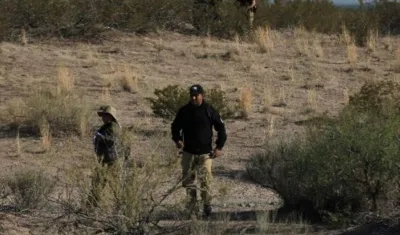 Las autoridades hallaron en la frontera con Estados Unidos los restos óseos. 