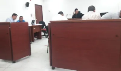 Aspecto de la audiencia a implicados en atentado a Alci Villanueva.