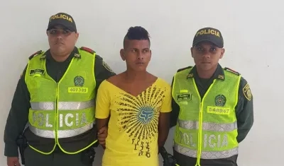 Fernando Aldemir Beltrán González, alias 'Wason', capturado por herir y atracar a estudiante de Uniatlántico.