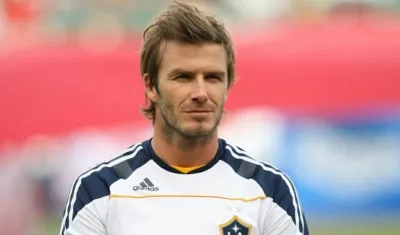 David Beckham terminó su carrera en los Estados Unidos. 