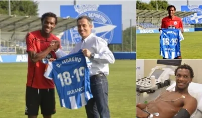 Didier Moreno, nuevo jugador de RC Deportivo.