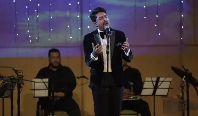 El tenor barranquillero Eduardo Escolar.