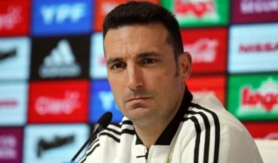 El seleccionador interino de Argentina, Lionel Scaloni. 