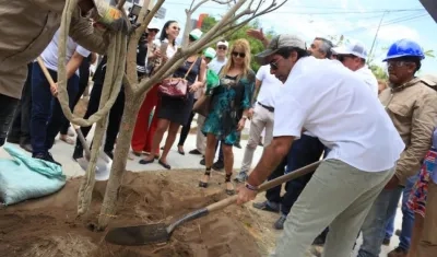 El Alcalde Alejandro Char presidiendo la jornada.