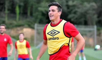 Bernardo Espinosa, defensa colombiano. 