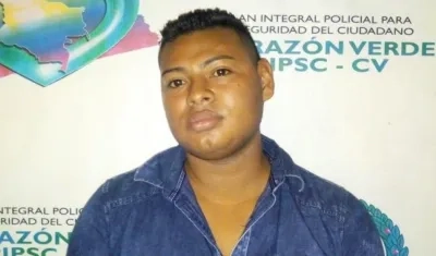John Henry Guerrero Silva, capturado por atracos a buses.