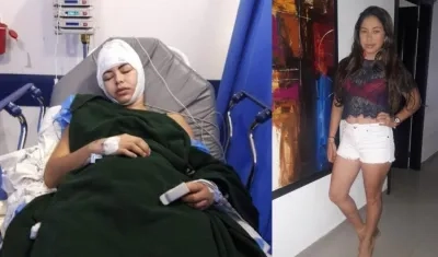 La joven se encuentra internada en la Clínica San Diego. 