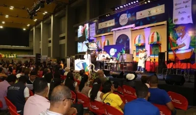 Tarima principal de Sabor Barranquilla.