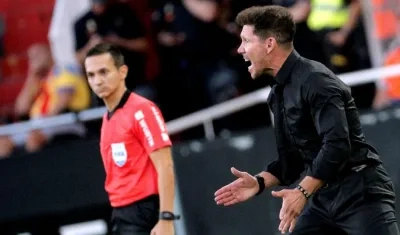 Diego 'Cholo' Simeone, técnico de Argentina. 