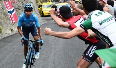 Nairo Quintana, ciclista colombiana. 