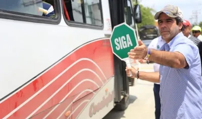 El Alcalde Alejandro Char.