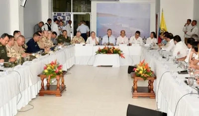 Foto de Presidencia del Consejo de Seguridad en Cartagena.