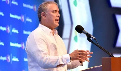 El Presidente de la República, Iván Duque. 