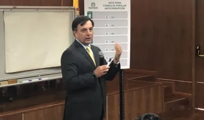 Juan Carlos Galindo, registrador nacional.