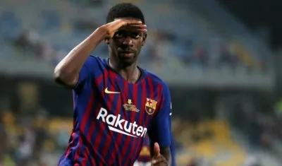 El francés Ousmane Dembelé dio la victoria al Barcelona