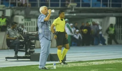 Julio Comesaña, DT del Junior.