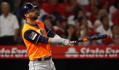 Marwin González, pelotero de los Astros.  