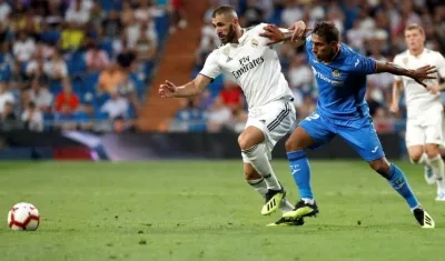 Karim Benzema, delantero del Real Madrid. 