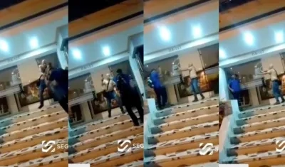 Momentos del incidente. 