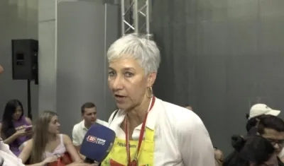 Patricia Maestre presidenta de la Cruz Roja y de Sabor Barranquilla.