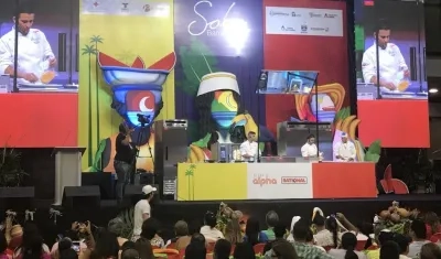 Tarima principal de Sabor Barranquilla.