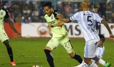 El equipo argentino se hizo fuerte en casa en el partido de ida. 