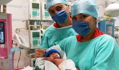 La bebé nació en mayo pasado en el Instituto Mexicano del Seguro Social (IMSS).