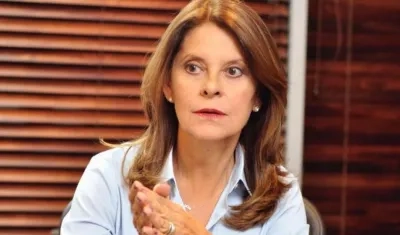 Vicepresidenta Marta Lucía Ramírez. 